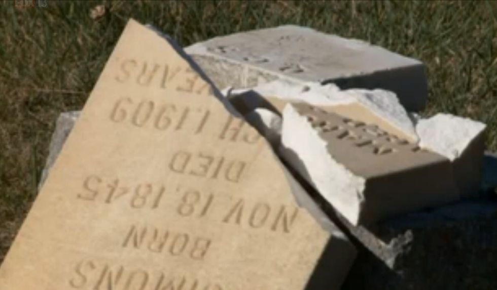 Police: Man Destroyed Gravestones to Do the Dead a 'Favor' Before Easter Sunday