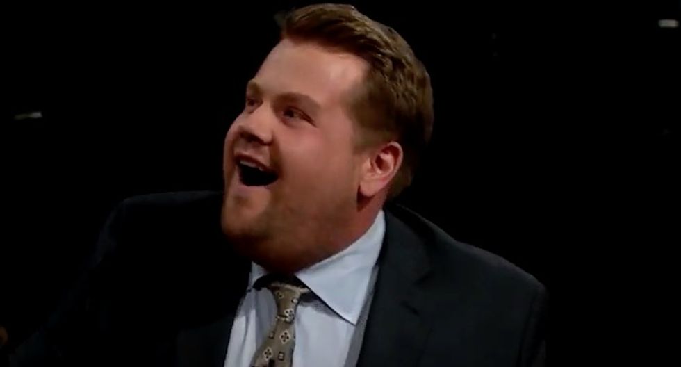 Late Late Show' Host Can't Believe April Fools' Day Prank Katie Couric Pulls on Him: 'Oh My God!