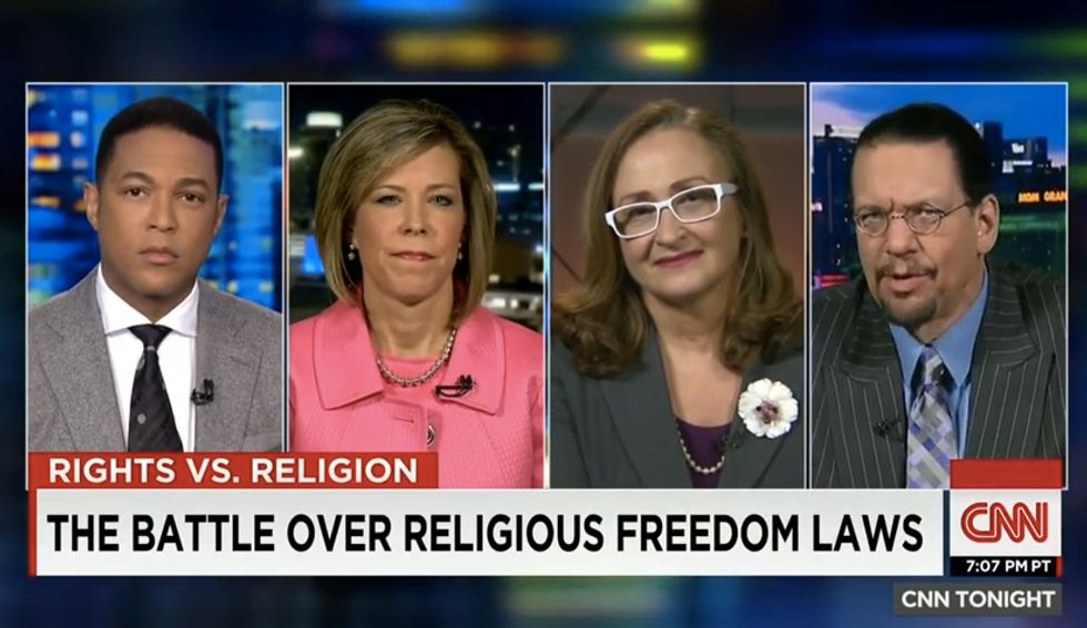 Penn Jillette Clashes With Conservative Attorney Over Religious Freedom Laws and Gay Rights: They're 'Not Being Asked to Engage in Gay Sex