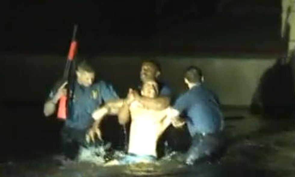 Man Tries to Run Away From Police by Stripping Down to His Underwear. His Plan Didn't Work So Well.
