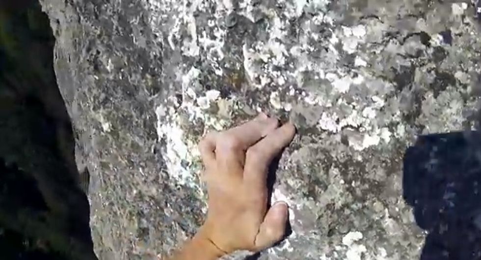 The Video of an Over 300-Foot Monolith Climb Will Likely Give You That Sinking Feeling in Your Stomach