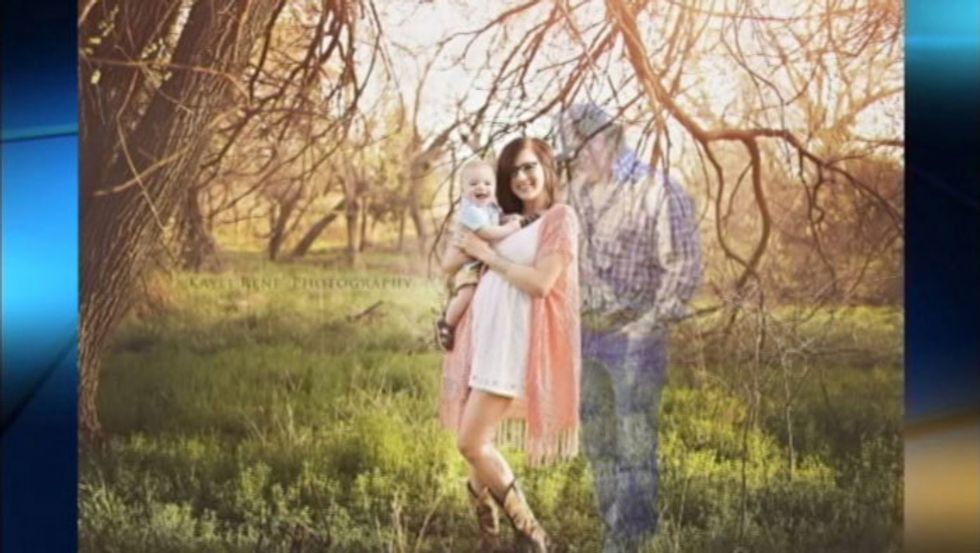 Look Closely at the Mysterious Figure in Photo of Mom and Her Baby — Here's the Gut-Wrenching Yet 'Amazing' Explanation 
