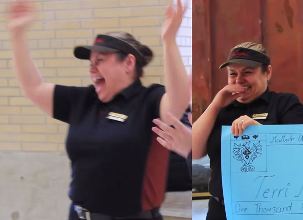 College Students Invited This Campus Cashier Out for an Impromptu Dance Party. Then They Revealed Why They'd Really Called Her Over.