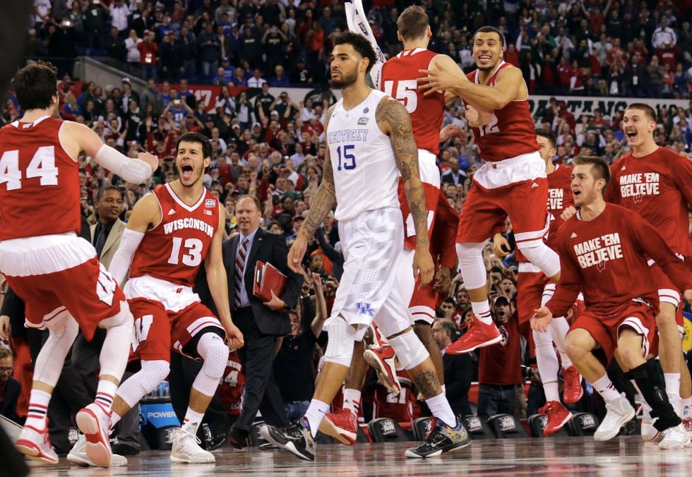 Wisconsin Ends Kentucky's Perfect Season 71-64, Will Meet Duke in NCAA Championship Game