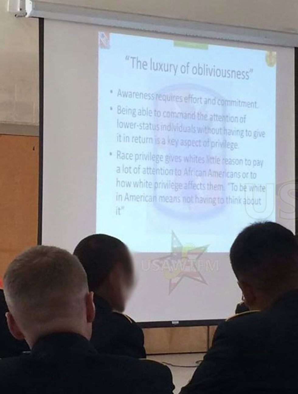 Army Soldiers Sit Through 'White Privilege' Presentation — and the Backlash Isn't Pretty