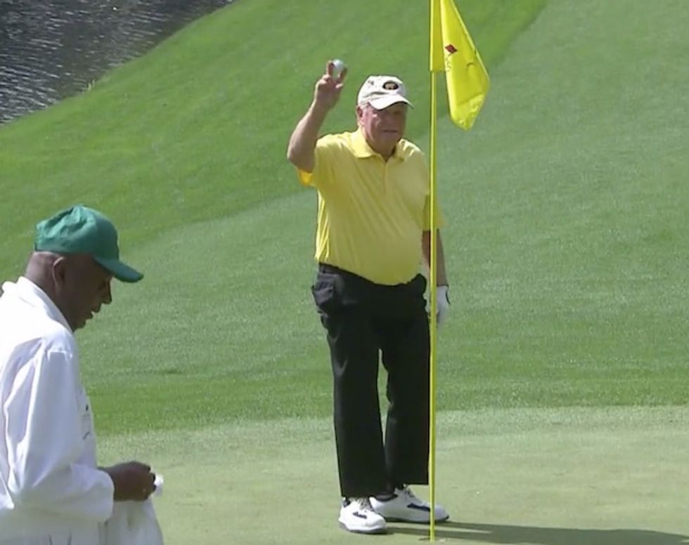 Golfing Legend Jack Nicklaus Did Something at the Masters He's Never Done Before