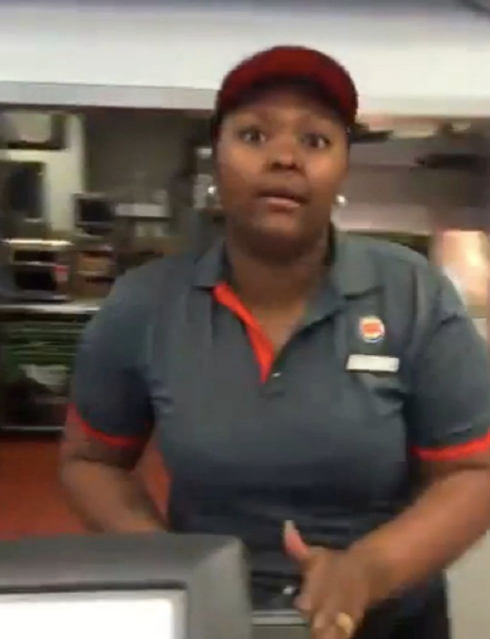 Burger King Employee Absolutely Loses It After She Doesn't Want Customer to 'Have It Her Way