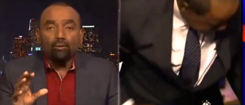 Hannity' Guest Storms Off Set During Explosive Talk About Killer Cop: 'You Are an Embarrassment to the World!