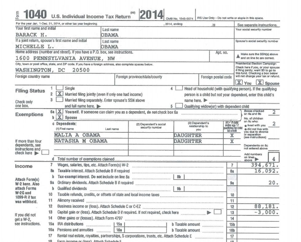 Here's How Much Obama and Biden Gave to Charity Last Year. How Do You Stack Up?