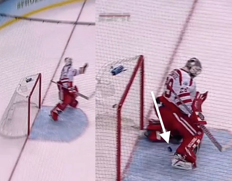 Boston Goalie Makes a Heartbreaking Mistake That Leaves the Championship Announcer Stunned
