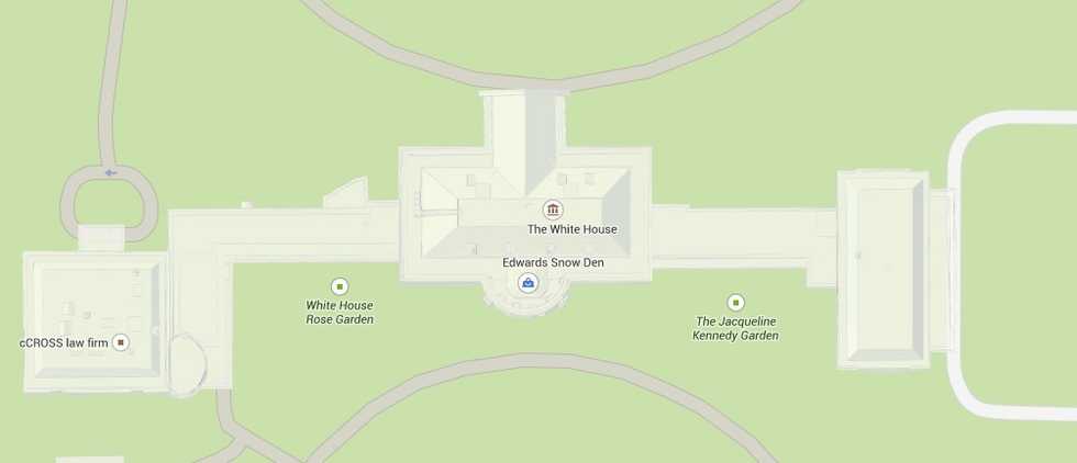 Take a Close Look at the South Portico of the White House on Google Maps and See If You Can Tell What's Wrong