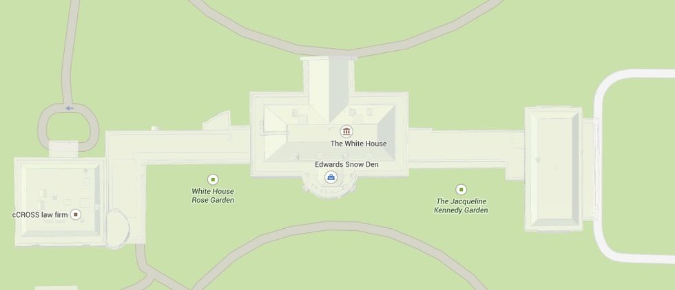 Take a Close Look at the South Portico of the White House on Google Maps and See If You Can Tell What's Wrong