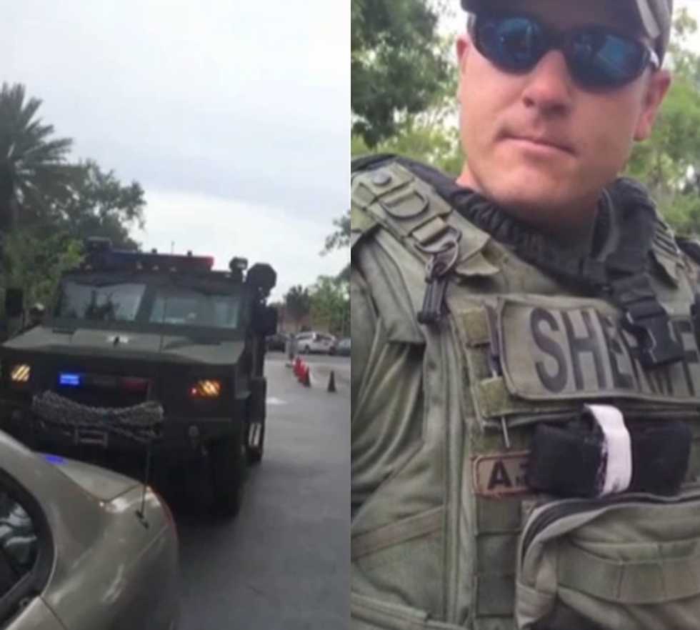 Florida Man Flicks Off Cops in a 'Tank.' They Quickly Pull Him Over and Accuse His Female Passenger of Doing Something Disgusting.