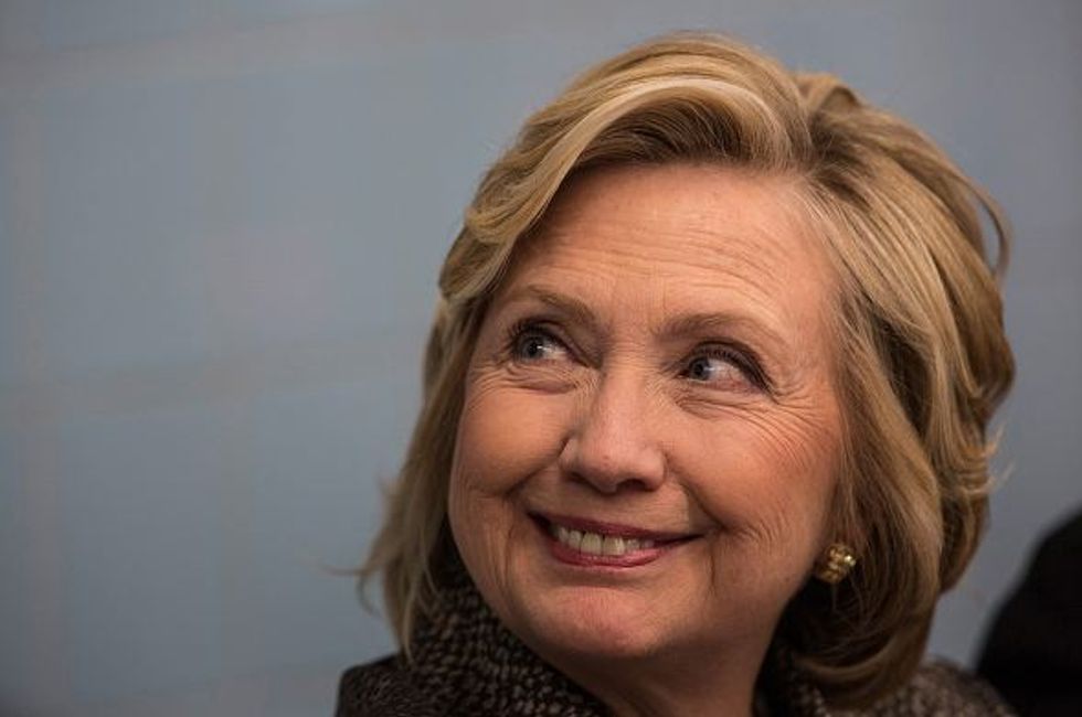 Sponsored by the Letter 'F,' Hillary Clinton Announces Her Presidential Run ... Again