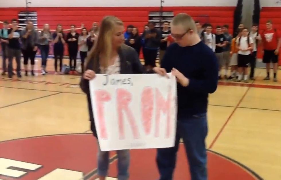 Girl's Prom Proposal to Classmate With Down Syndrome Will Absolutely Make You Smile