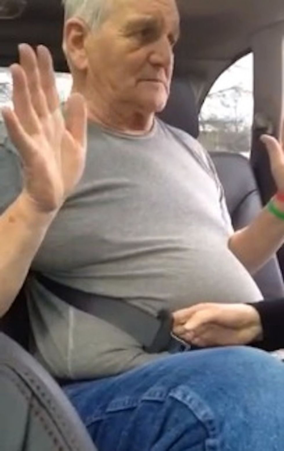 Video of a 71-Year-Old Man Stuck in a Seat Belt That We Guarantee Will Have You Cracking Up