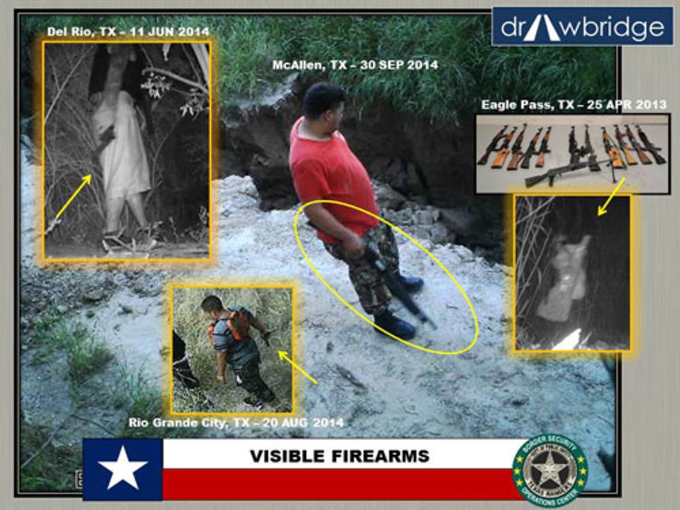 Shocking Images Released by Authorities in Texas Show Individuals Cross Border With Drugs, Guns
