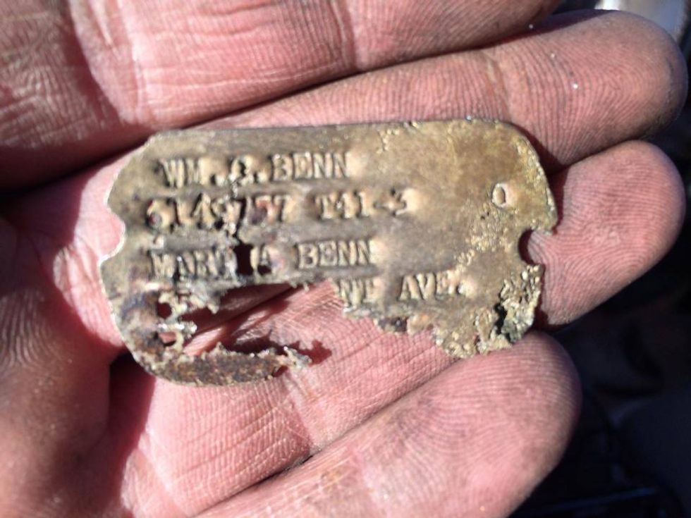 World War II Soldier's Dog Tags Returned to His Family 70 Years After They Were Lost on a Beach