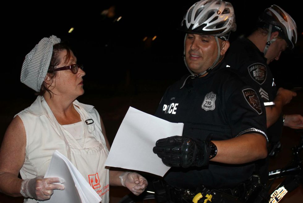 Texas Woman Has a Bold Message for Gov't Officials After Being Fined $2,000 for Feeding the Poor