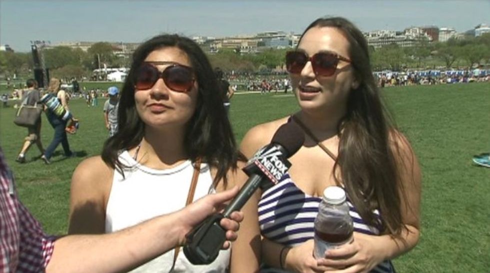 Fox News Producer Asks Earth Day Attendees Which Is a Bigger Threat, Climate Change or Terrorism?