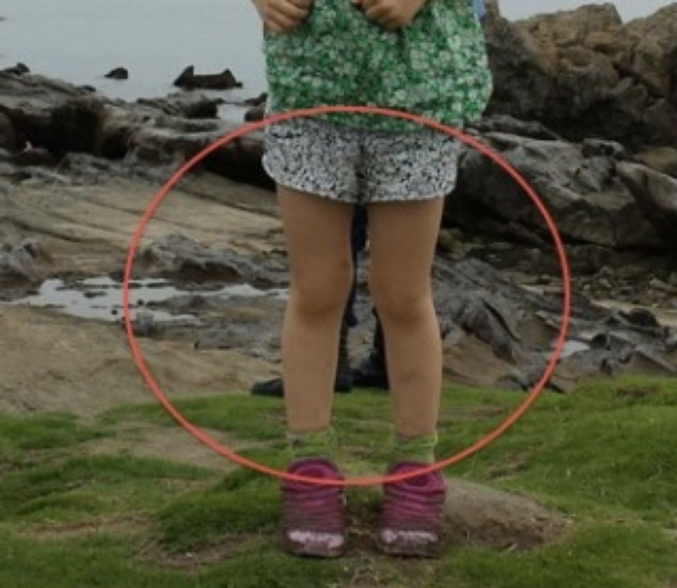 Look Closely. Do You See the Creepy Image 'Standing' Behind This Child That Left Her Father 'Disturbed'?