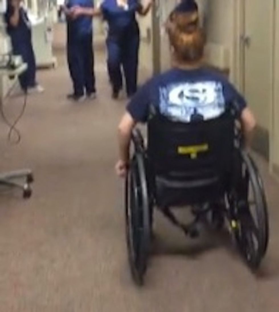 The Girl in the Wheelchair Is About to Do Something That Will Have the Nurse Screaming 'Thank You, Lord!