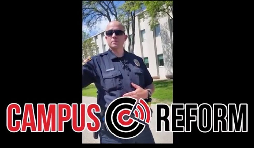 You Listen to What I'm Saying': Conservative Student Group Confronted by Cop at Public University