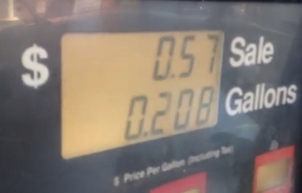 The Pump Is Charging Him for Gas, but Wait Until You See Where the Nozzle Is