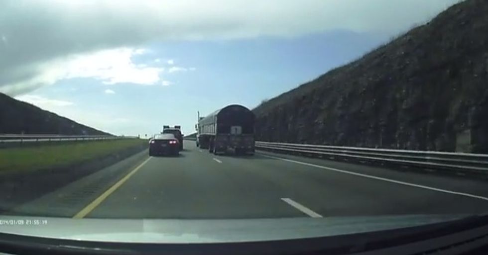 Man Who Had Just Purchased a Dashcam Put It to Good Use Last Week — Watch the Camaro
