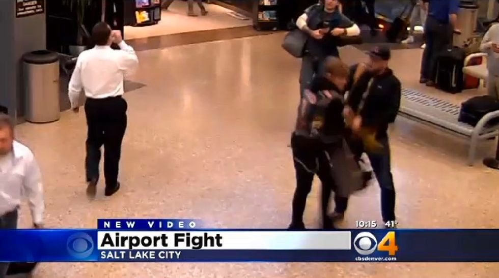 Skateboarder Snuck in a Sucker Punch After On-Flight Dispute With Older Man — 5 Seconds Later, He Was Likely Regretting It