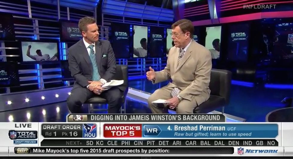NFL Network Analyst Has Meltdown on Live TV: 'Are We Live? What Are We Doing Now?