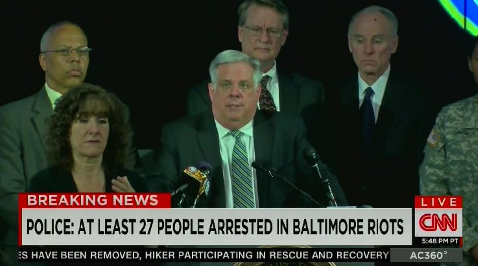 Maryland Gov. Larry Hogan Takes Jab at Way Baltimore Mayor Has Handled Riots