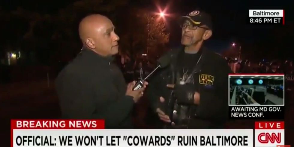 Ticked Off 'Master Sergeant' Delivers Must-Hear Message on Live TV Amid Baltimore Riots: 'I'm Not Black...I'm an American
