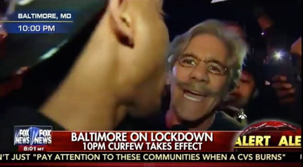 You're Making a Fool of Yourself!': Geraldo Rivera Gets Into Heated Confrontation With Baltimore Protester