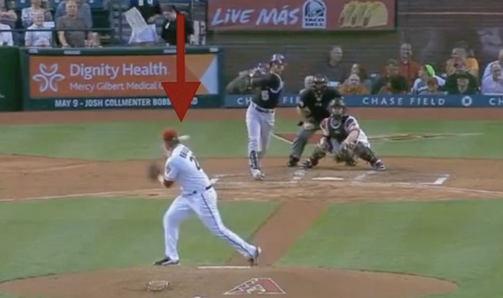 Scary Moment Caught on Video: MLB Pitcher Hit in the Face by Screaming Line Drive