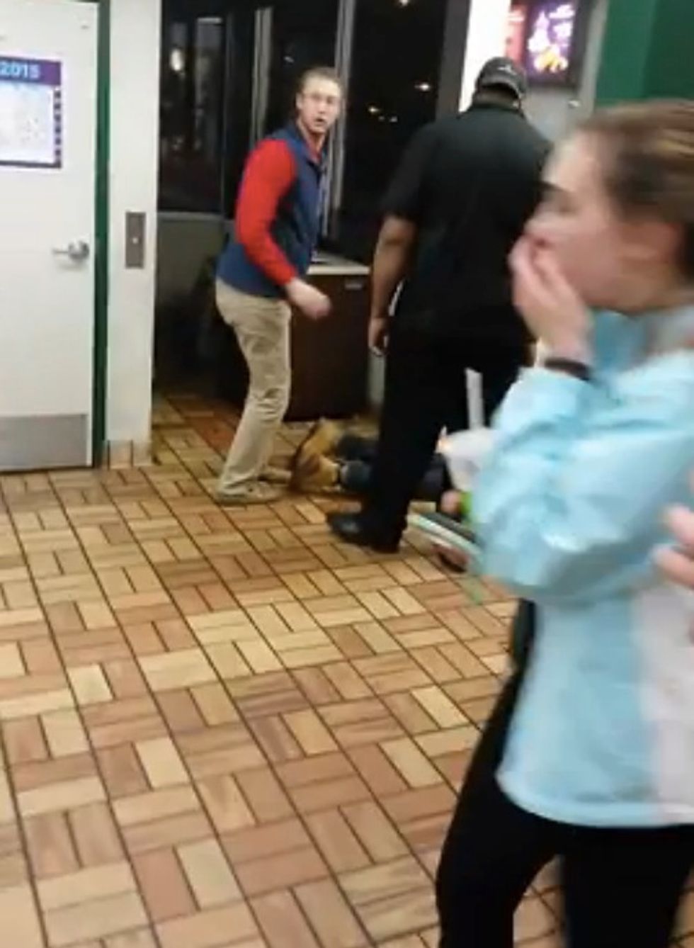Lovin' Beats Hatin'?: McDonald's Employee Has Enough of Late-Night Troublemaker and Lets His Fist Do the Explaining
