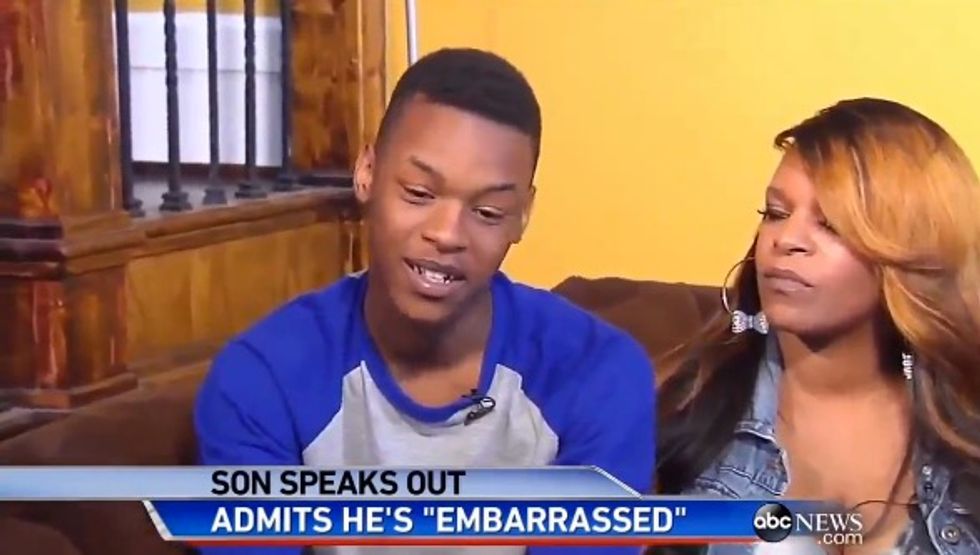 ‘Embarrassed’ Son of Mom Who Slapped Him When She Saw Him With Baltimore Rioters Speaks Out