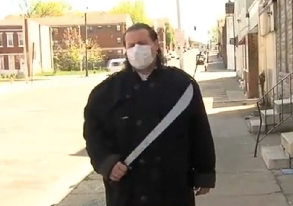 Armed With a Machete, 'Baltimore Batman' Risked His Life to Protect His Place of Employment From Looters — Here’s Why
