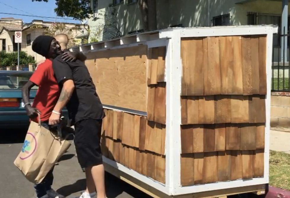 How One Man's Good Deed and a Tiny House Could Transform This Homeless Woman's Life