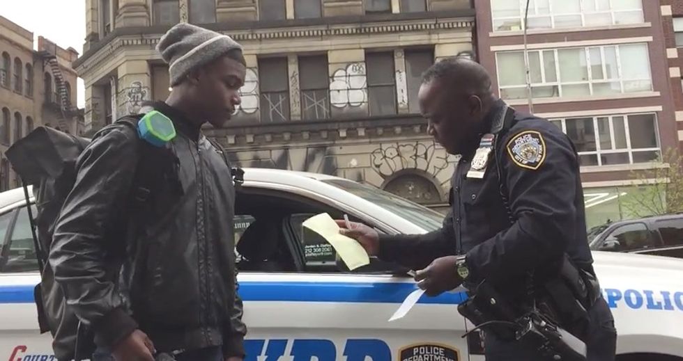 It's My Discretion': Watch How an NYPD Officer Reacts When Man Asks for His Badge Number