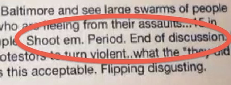 Her 'Solution' for 'Flipping Disgusting' Baltimore Rioters? 'Shoot Em. Period. End of Discussion.' But Just Wait Until You Hear Which Office She Holds.