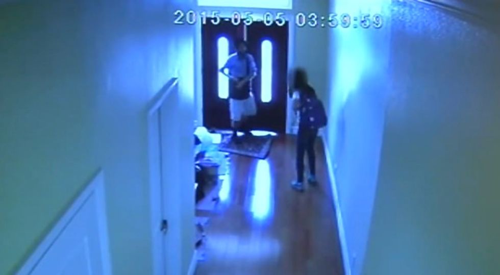 Home Surveillance Video Shows 13-Year-Old Girl Fight Off Alleged Sexual Predator, Send him Fleeing