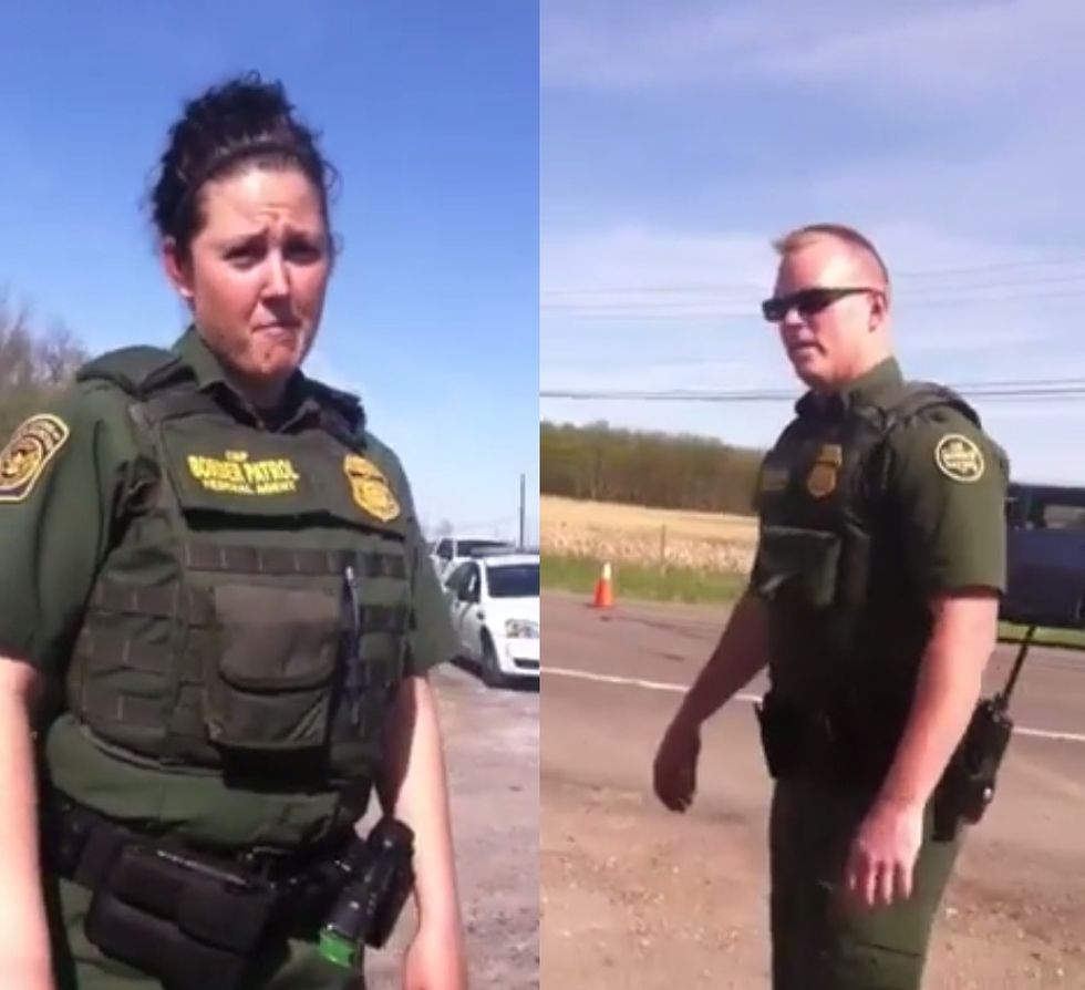 What Are You Gonna Do, You Gonna Arrest Me?': Woman Challenges Border Patrol and Gets Completely Shocked by Their Response