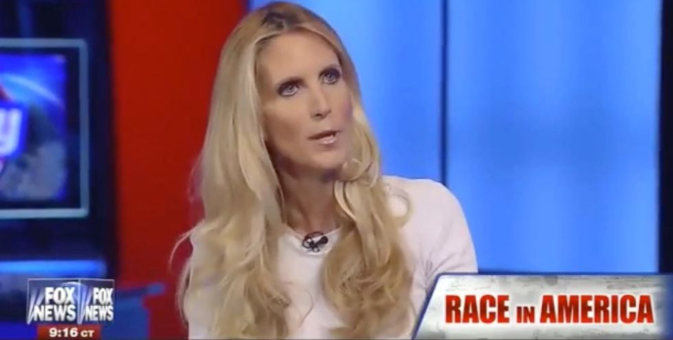 Ann Coulter Blasts Michelle Obama on Race: 'I Think She's Just Letting Out Her Reverend Wright Now