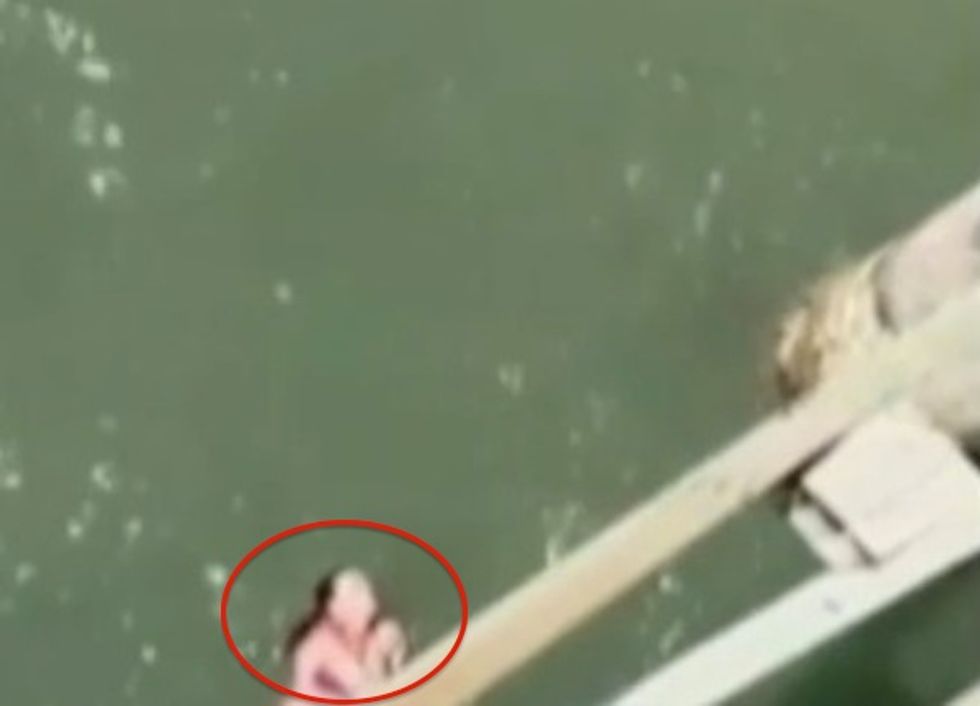 Quick-Thinking Fisherman Saw a Woman in 'Dire Need' and Used the Only Thing He Had That Could Save Her