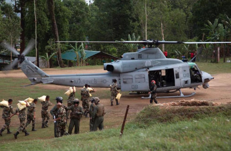 U.S. Marine Chopper Delivering Aid to Nepal Reported Missing After Possible Fuel Problem