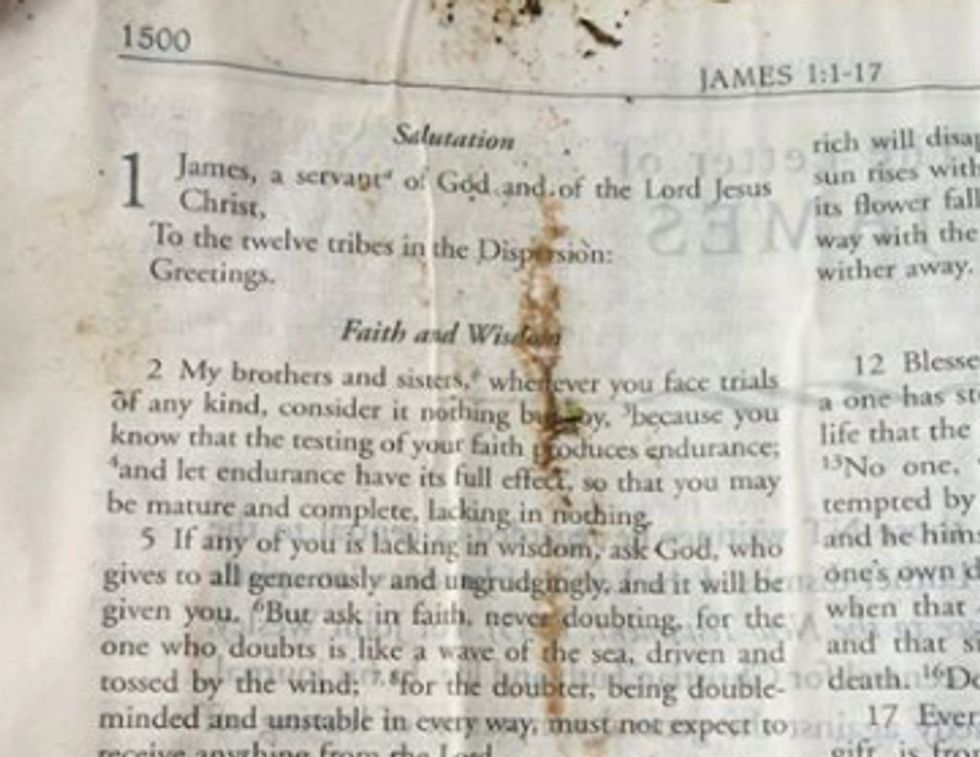 A Bible Was Found in the Rubble of a Texas Home Following a Tornado. But It's the Verse That It Was Open to That Is Gaining Attention.