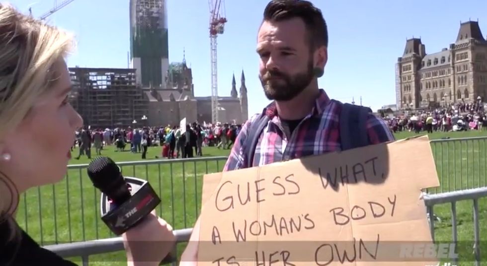 ‘Pro-Abortion Guy’ Begs Interviewer Not to Air His Responses — After Hearing Them, You May Understand Why