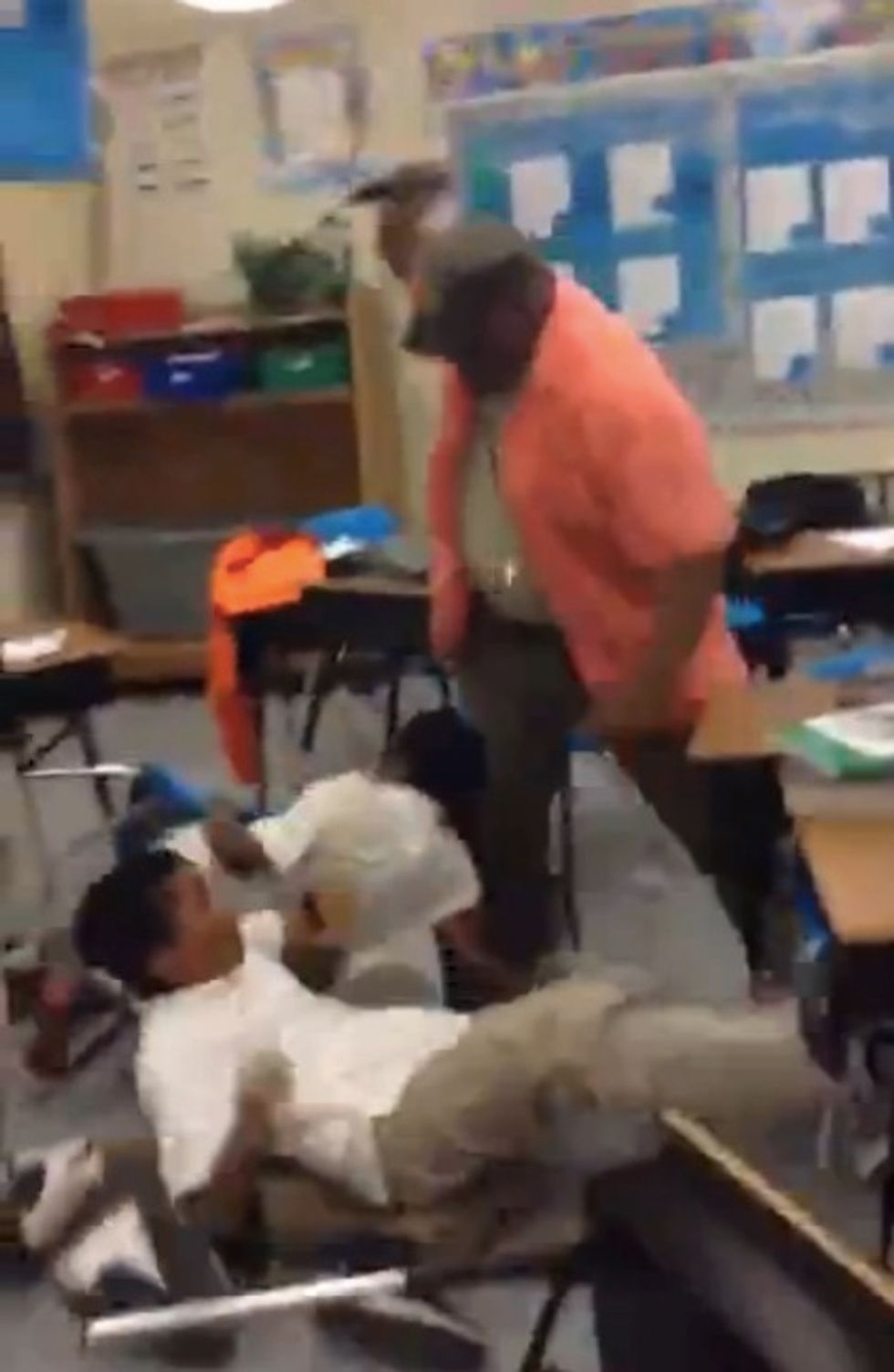 After Students Start Brawling in His Classroom, Teacher Unleashes His Belt