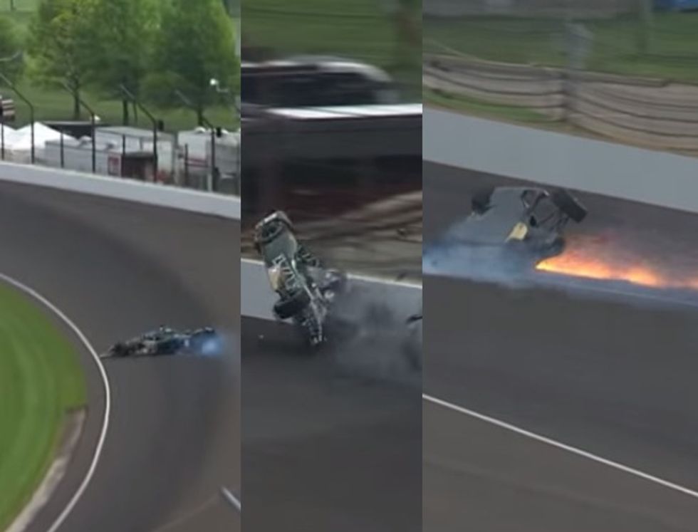 Indy 500 Qualifying Delayed After Massive Practice Crash